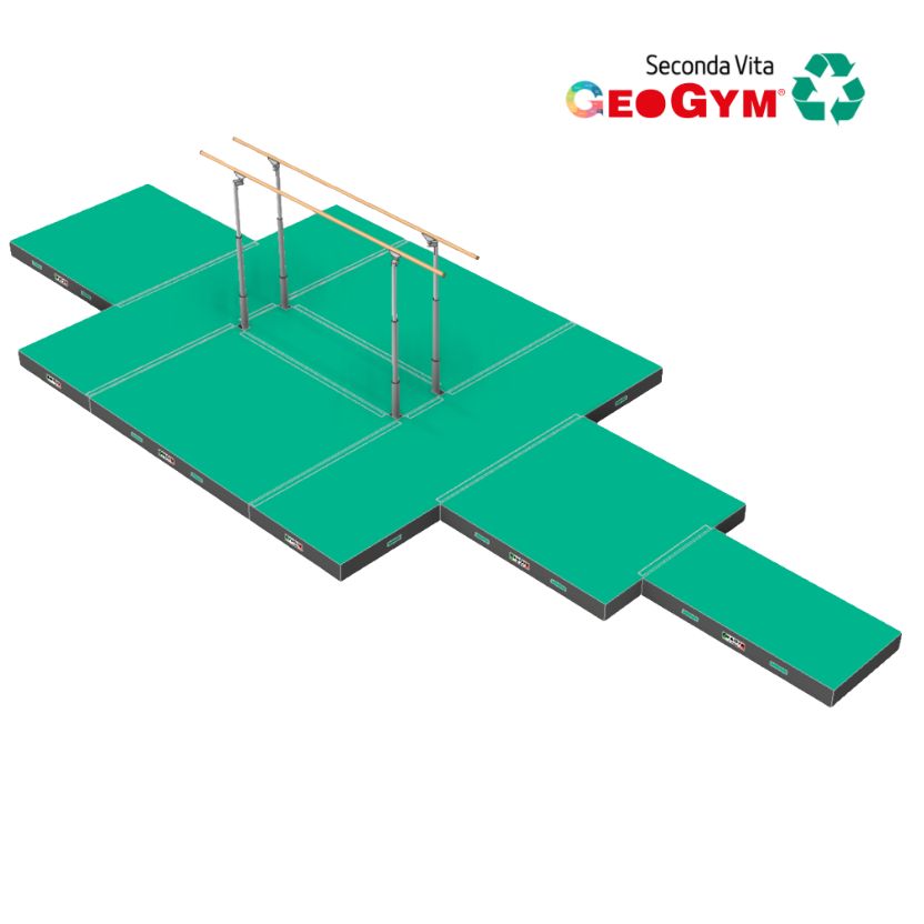 GEOLANDING PARALLEL BARS ARRIVO PROFESSIONAL D.DENS. 450X1100X20-SECONDA VITA
