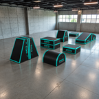 CAMPO GARA PARKOUR @SCHOOL GEOGYM (11 MODULI SENZA CORSIA)