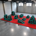 CAMPO GARA PARKOUR @SCHOOL SUPERIOR (14 MODULI + CORSIA)