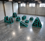 CAMPO GARA PARKOUR @SCHOOL SUPERIOR ( 14 MODULI SENZA CORSIA )