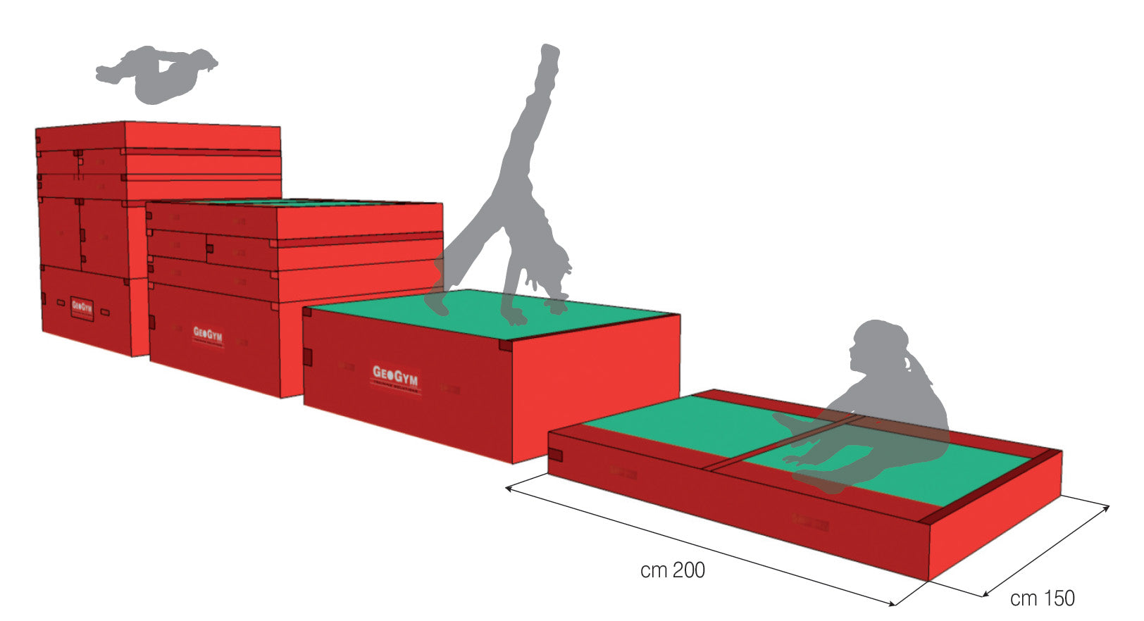 VAULTING KIT PRO 150X400X100 (N° 9 MODULI) SECONDA VITA