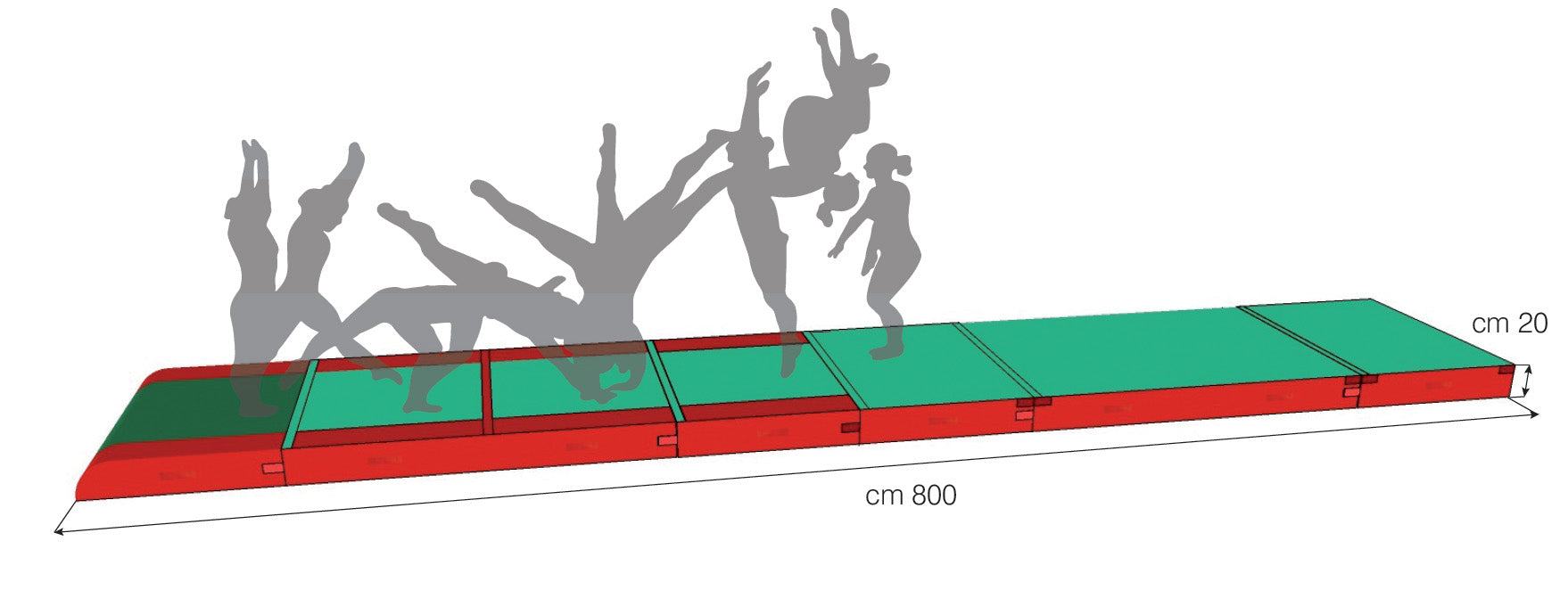 VAULTING KIT PRO 150X400X100 (N° 9 MODULI) SECONDA VITA