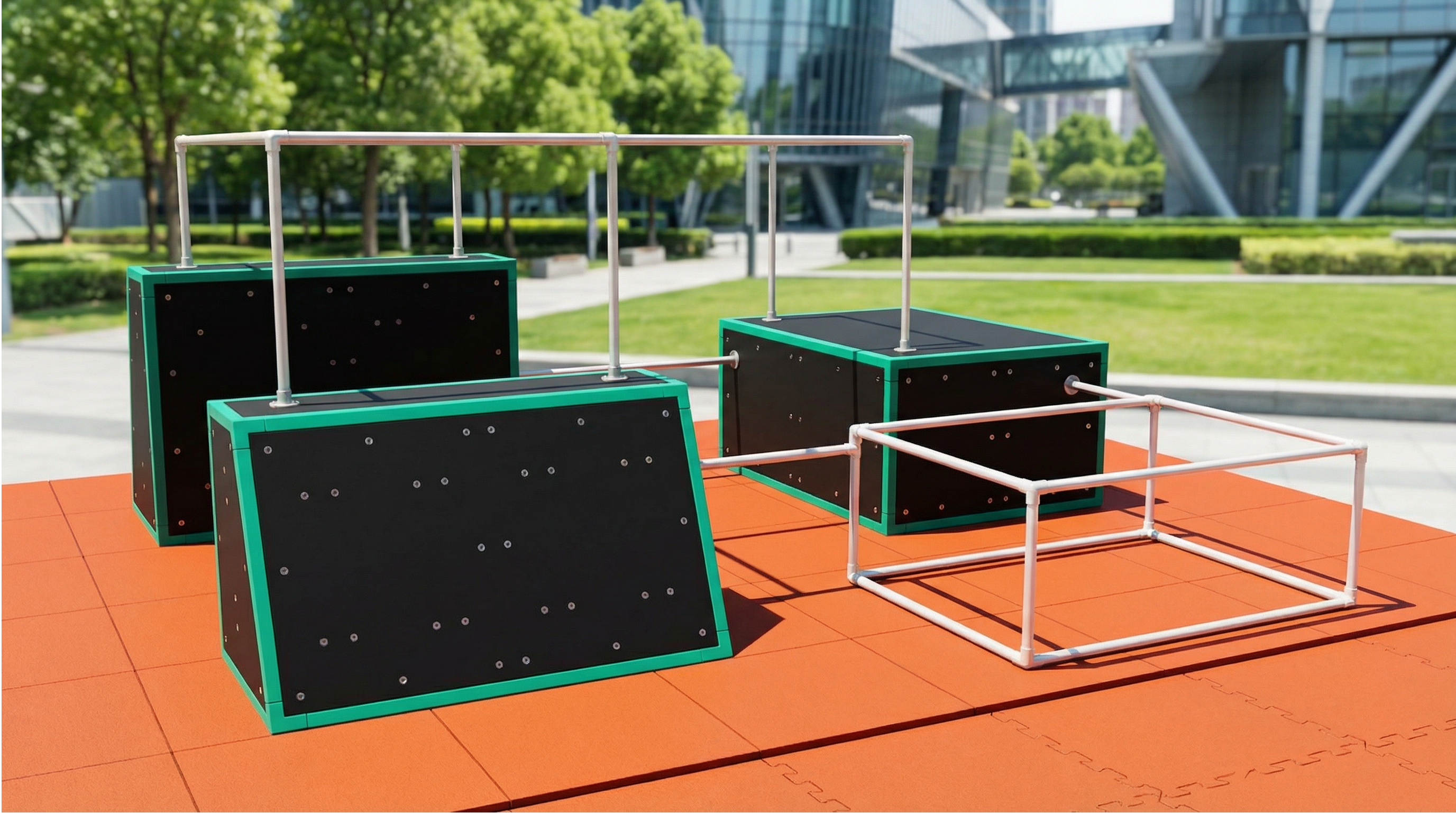 PARKOUR PARK  MEDIUM 6 x 8 mt. 48 MQ